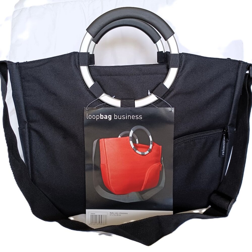 NWT RARE OOP Reisenthel Loopbag Business - Black - circa 2013/2014